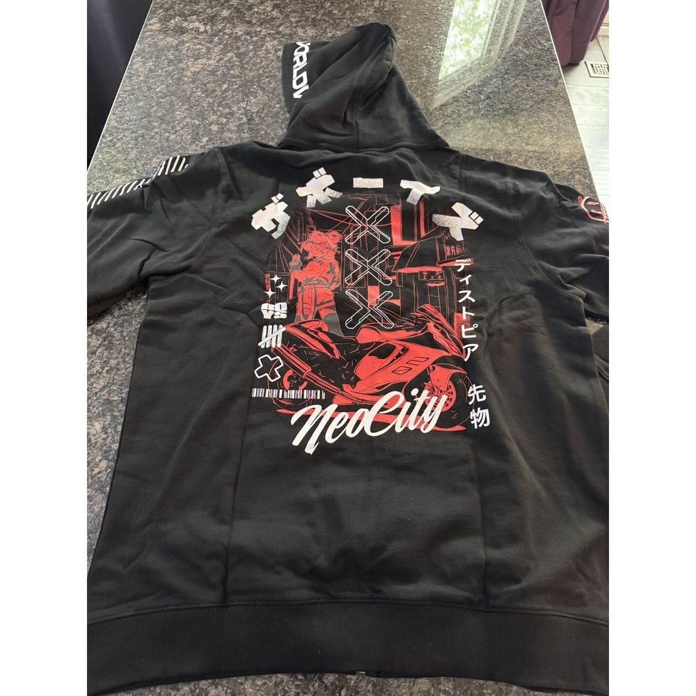 The Boys Neocity Zip Up Hoodie Sport bike Japanese‎ Anime Size 3XL. NWT